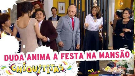 duda porto chiquititas|Duda anima a festa na mansão 